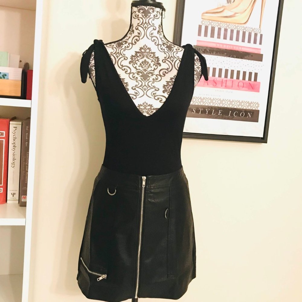 Plunging Tie Bodysuit with Medium Bottom Coverage - Picture 7 of 8
